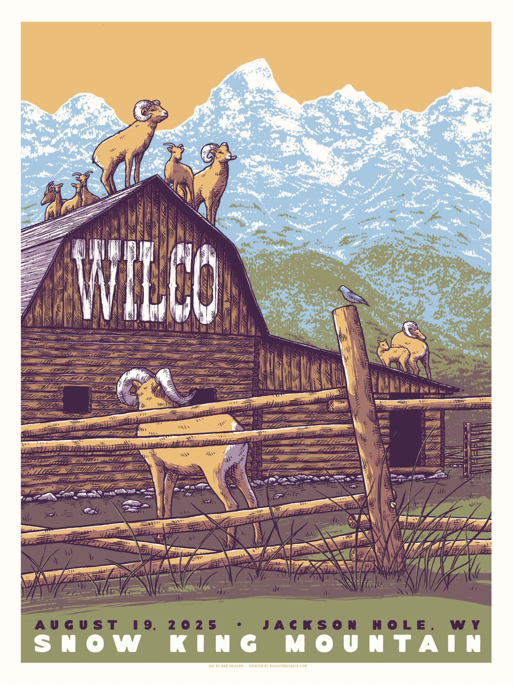 GIG POSTERS — DAN GRISSOM / BISCUIT PRESS